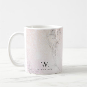 Personalisierter Rose-Glitzer Kaffeetasse