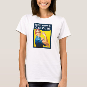 Personalisierter Rosie der Nieteneinschläger "kan T-Shirt