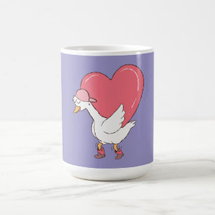 Personalisierter roter Liebes Valentinstag Kaffeetasse