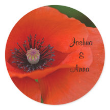 Personalisierter Roter Mohn