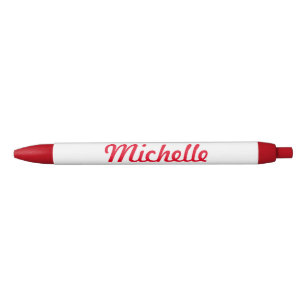 Personalisierter roter Stift für Büros oder Schule