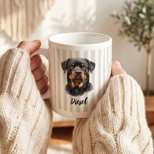 Personalisierter Rottweiler Individueller Rottie Kaffeetasse