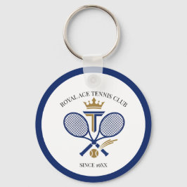 Personalisierter Royal Tennis Club Schlüsselanhänger