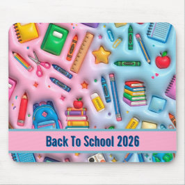 Personalisierter Rückkehr in die Schule 2026 Mousepad