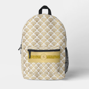 Personalisierter Rucksack mit eleganten goldenen M