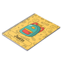 Personalisierter Rucksack zum Schulbeginn & Doodle