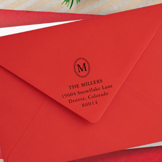 Personalisierter Rücksende-Adresse-Stempel mit ova Permastempel