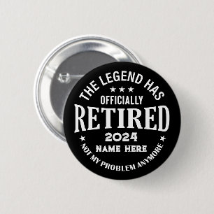 Personalisierter Ruhestand Die Legende ist in Rent Button