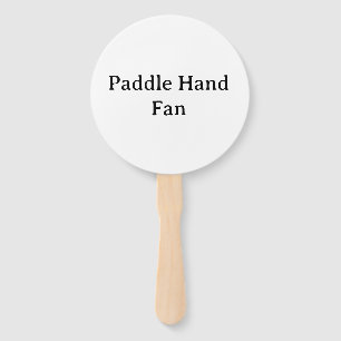 Personalisierter runder Paddel-Handfächer Fächer