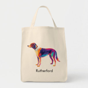 Personalisierter Russischer Jagdhund Tragetasche