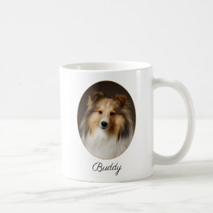 Personalisierter Sable-Sheltie an meiner Seite Kaffeetasse