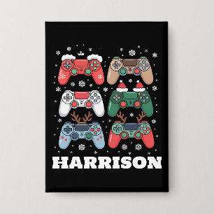 Personalisierter Santa-Gaming-Controller Gamer Wei Button