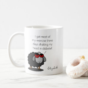 Personalisierter Sarcasm-Spaß ohne Zweifel Witwe Kaffeetasse