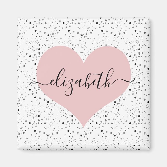 Personalisierter Schatz Magnet (Vorne)