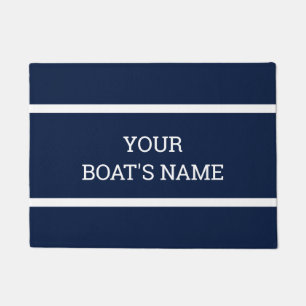 Personalisierter Schiffsname Dock Mat Fußmatte