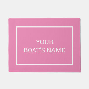 Personalisierter Schiffsname Dock Mat Fußmatte