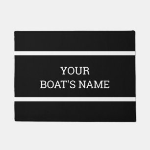 Personalisierter Schiffsname Dock Mat Fußmatte