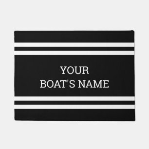 Personalisierter Schiffsname Dock Mat Fußmatte