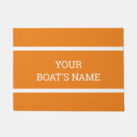 Personalisierter Schiffsname Dock Mat