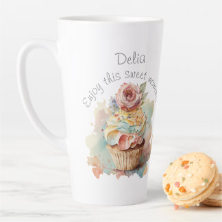 Personalisierter Schleim. Geschenk für sie. Cupcak Milchtasse