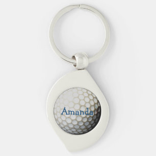personalisierter Schlüsselanhänger für Golfspieler