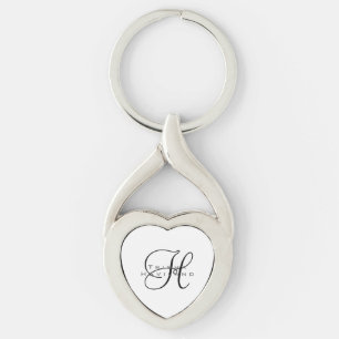 Personalisierter Schlüsselanhänger mit Monogramm