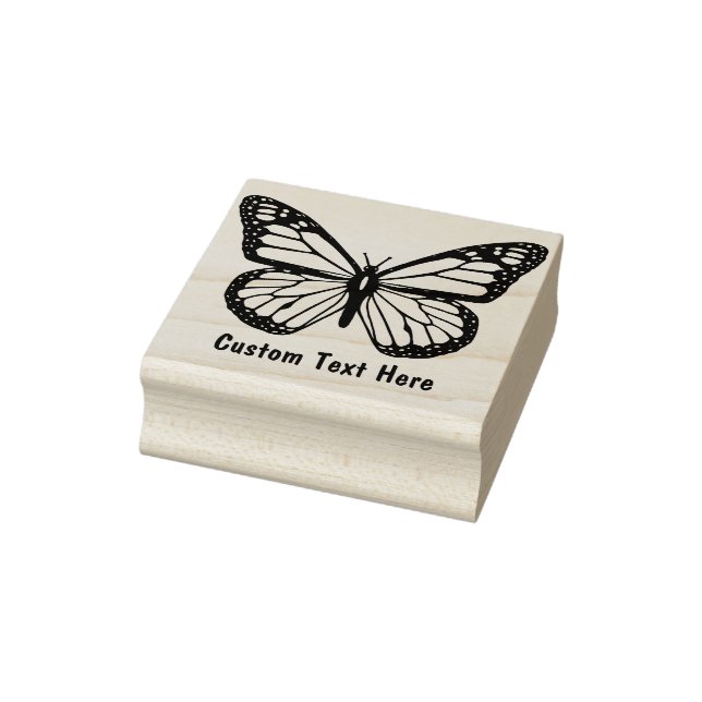 Personalisierter Schmetterling #2 Gummistempel (Stempel)