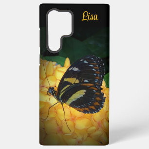 Personalisierter Schmetterling auf Blume Samsung C Galaxy Hülle