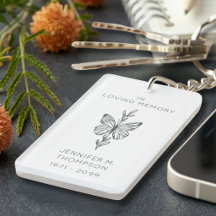 Personalisierter Schmetterling in Liebe Erinnerung