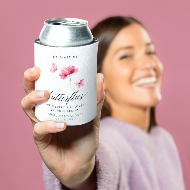 Personalisierter Schmetterling kann kühler werden Dosenkühler (Von Creator hochgeladen)