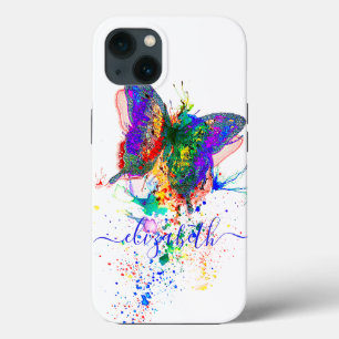 Personalisierter Schmetterling-Splatter  Case-Mate iPhone Hülle