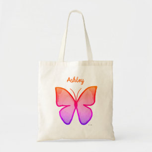 Personalisierter Schmetterling Tragetasche