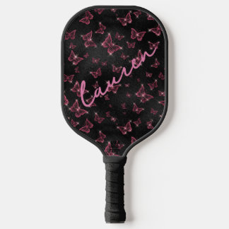 Personalisierter Schmetterlingsname Pickleball Des Schläger