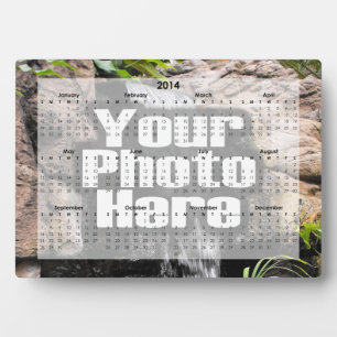 Personalisierter Schreibtischkalender 2014 mit Fot Fotoplatte