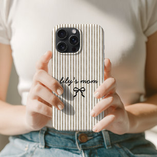 Personalisierter Schriftname Coquette Muttertag Ma iPhone 15 Pro Hülle