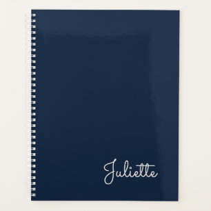 Personalisierter Schriftname Elegantes 12-Monats Planer