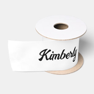 Personalisierter Schriftzug Satinband