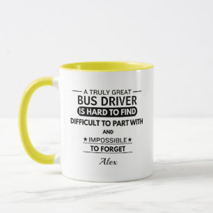 Personalisierter Schulbusfahrer-Kaffee Tasse