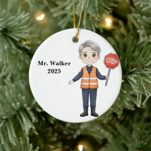 Personalisierter Schulübergangshelfer Keramik Ornament