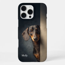 Personalisierter Schwarz-Rotbrauner Dachshund