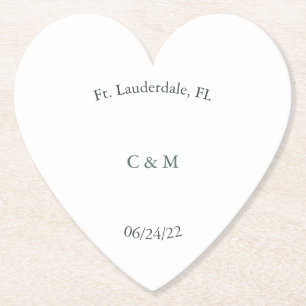 Personalisierter Schwarz-Weiß-Untersetzer Untersetzer