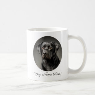Personalisierter schwarzer Labrador an meiner Seit Kaffeetasse