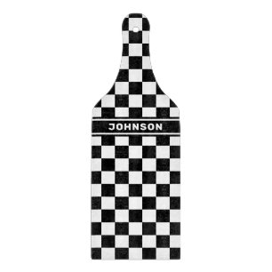 Personalisierter Schwarzer Schachtel Schneidebrett