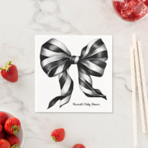 Personalisierter, schwarzer Strickbow