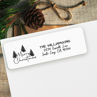 Personalisierter schwarzer und weißer Weihnachtsba