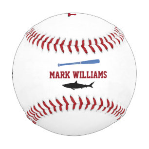 personalisierter Schwarzhai Baseball