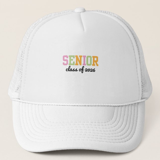 Personalisierter Senior Truckerkappe (Vorderseite)