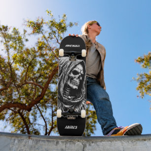 Personalisierter Sensenmann Skateboard