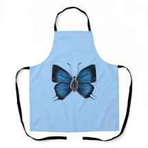 Personalisierter September Birth Blue Butterfly
