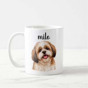 Personalisierter Shih Tzu „Milo“ Hundetasse Kaffeetasse